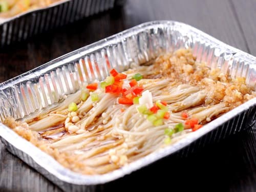 细水乡锡纸烤金针菇